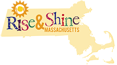 Rise and Shine Massachusetts logo